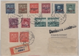 CSSR / Tschechoslovakei, 1939 (!), 4,05 Kc MiF auf Einschreiben- Auslandsbrief von Bratislava nach Dresden