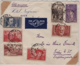 Frankreich, 1947 (?), 5,05 Fr. MiF auf Luftpost- Auslandsbrief von Nizza nach Berlin