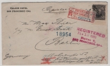 USA, 1903, 13 Ct. EF. auf Auslands- Einschreiben von New York nach Berlin, => an Max Thier (Briefmarkenprüfer!)