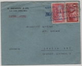 Costa Rica, 1935, 1,1 Colon MiF auf Auslands- Flugpostbrief von San Jose nach Berlin! Flugpost Costa Rica ist selten!