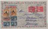Kolumbien, 1952, 93 Cent. MiF auf Auslands- Luftpostbrief von Bogota nach Oberkochem (D.)
