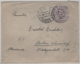 Ecuador, 1933, 19 Ct. Dienstmarken- MiF, rs. auf Auslandbrief von Quito nach Berlin