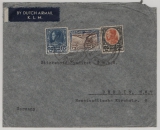 Siam, ca. 1930, 1,4 Bath MiF auf Luftpost- Auslandsbrief von Bankok nach Berlin