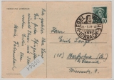 FRZ / Baden, 1949, Mi.- Nr.: 33 als EF auf Fernpostkarte zur Hebel- Woche (mit Sonderstempel) in / von Lörrach nach Oberfrohna
