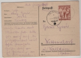 Dt. Feldpost, 9. 1939, Poln. 15 Gr. Marke auf Feldpostkarte von Irena (? / PSSt. Nürnberg) nach Wettersdorf