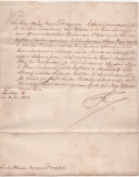 Preußen, 1758, Brief von Friedrich dem Großen, an Oberst d´Angelelli, Befehl zur Aufstellung einer Freiwilligeneinheit in Merseburg