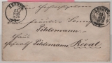 Russland, Zarenzeit, 1878, 8 Kop.- GS- Umschlag, gelaufen von Porpat nach Reval