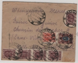 UDSSR, 1923, 550 Kop. MiF, auf Streifband von Moskau nach ...