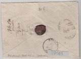 Russisches Zarenreich, 1866, 10 Kop. (Mi.- Nr.: 5) als EF auf Fernbrief  von ... nach Gotthardsberg (Pr. Wenden), Bedarf!