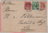 Russisches Zarenreich, 1913, 6 Kop. MiF (3- Farben- Romanow) auf Fernbrief von ... nach Kurland