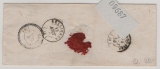 Frankreich, 1856, 20 C. EF auf Fernbrief von Arbois (Stempel!) nach Chaumergy (?)