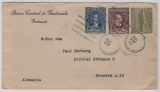 Guatemala, 1930, 6 Ct. MiF auf Auslandsbrief von Guatemala nach Dresden