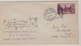 USA, 1934, 3 Ct. EF auf Fernbrief von Sunnyvale via USS Macon (Luftschiff?) nach Los Angeles